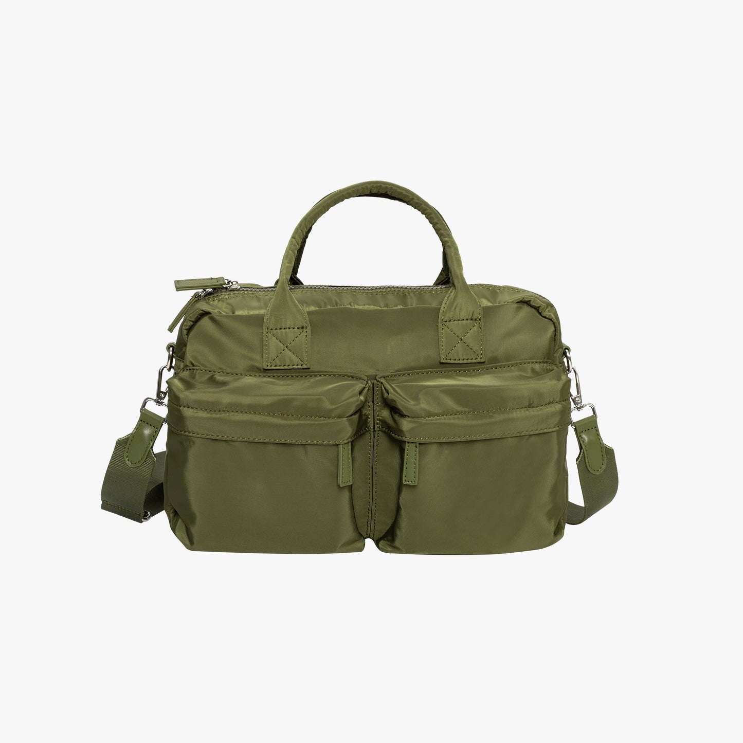 Kalen — Lightweight Nylon Crossbody Bag with Zipper Compartment