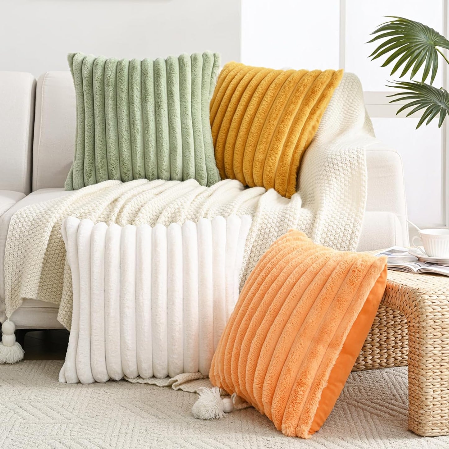 VelvetRogue™ 5-piece pillow set — Wrap Your Space in Plush Luxury and Bold Style