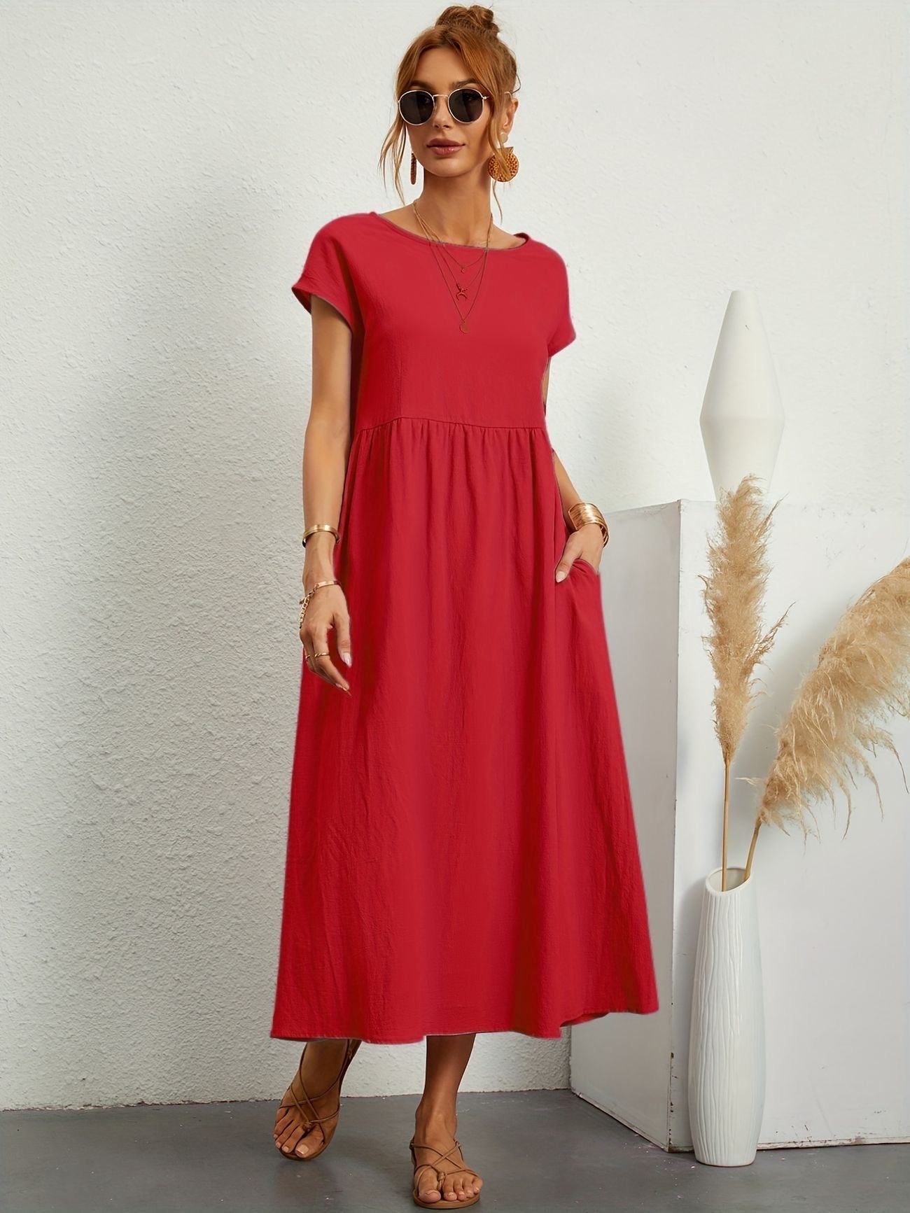 VeraLuxe™ Casual Dress — Effortless Elegance That Commands Every Room