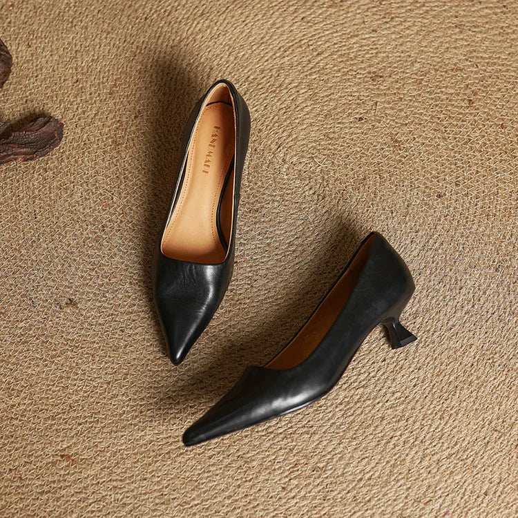 Premium Leather Pumps™ — Unleash All-Day Power and Effortless Elegance