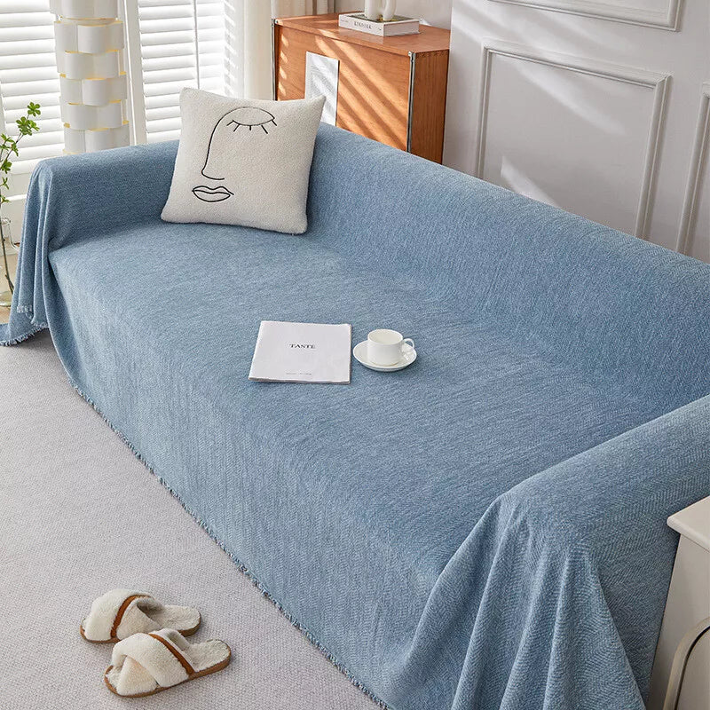 Havenly ā Durable Chenille Couch Cover with Family-Friendly Protection