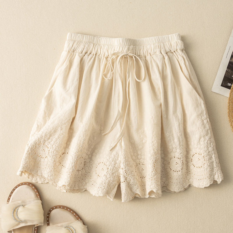 BreezyLinen Shorts™ — Experience Effortless Cool Comfort and Feminine Elegance All Day