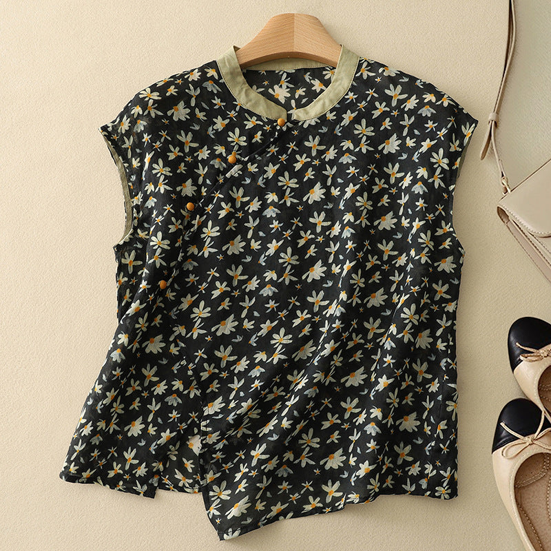 CYNTHARY LINEN TOP