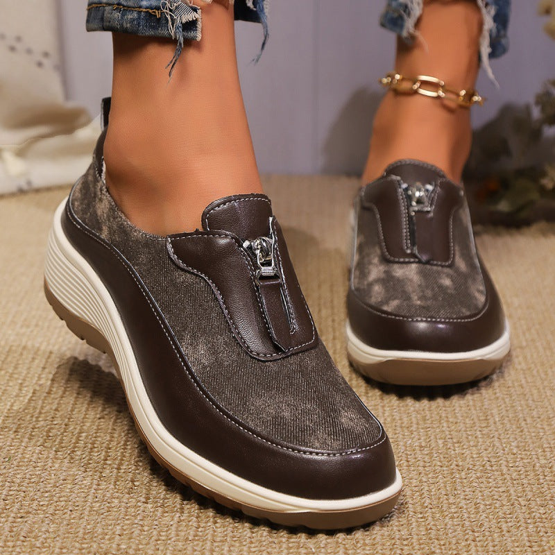 Liora — Orthopedic Denim Slip-On Shoes for All-Day Comfort