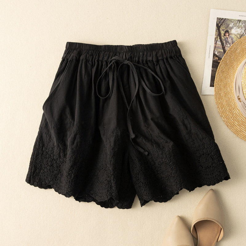 BreezyLinen Shorts™ — Experience Effortless Cool Comfort and Feminine Elegance All Day