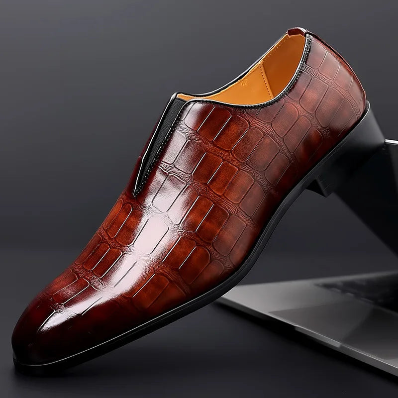 Elowen — Genuine Leather Slip-On Shoes with Orthopedic Comfort