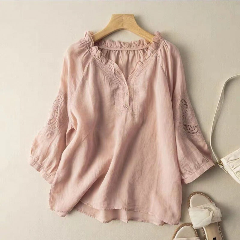 EmbroLinen™ — Own Every Glance with Feather-Light Comfort and Timeless Flair