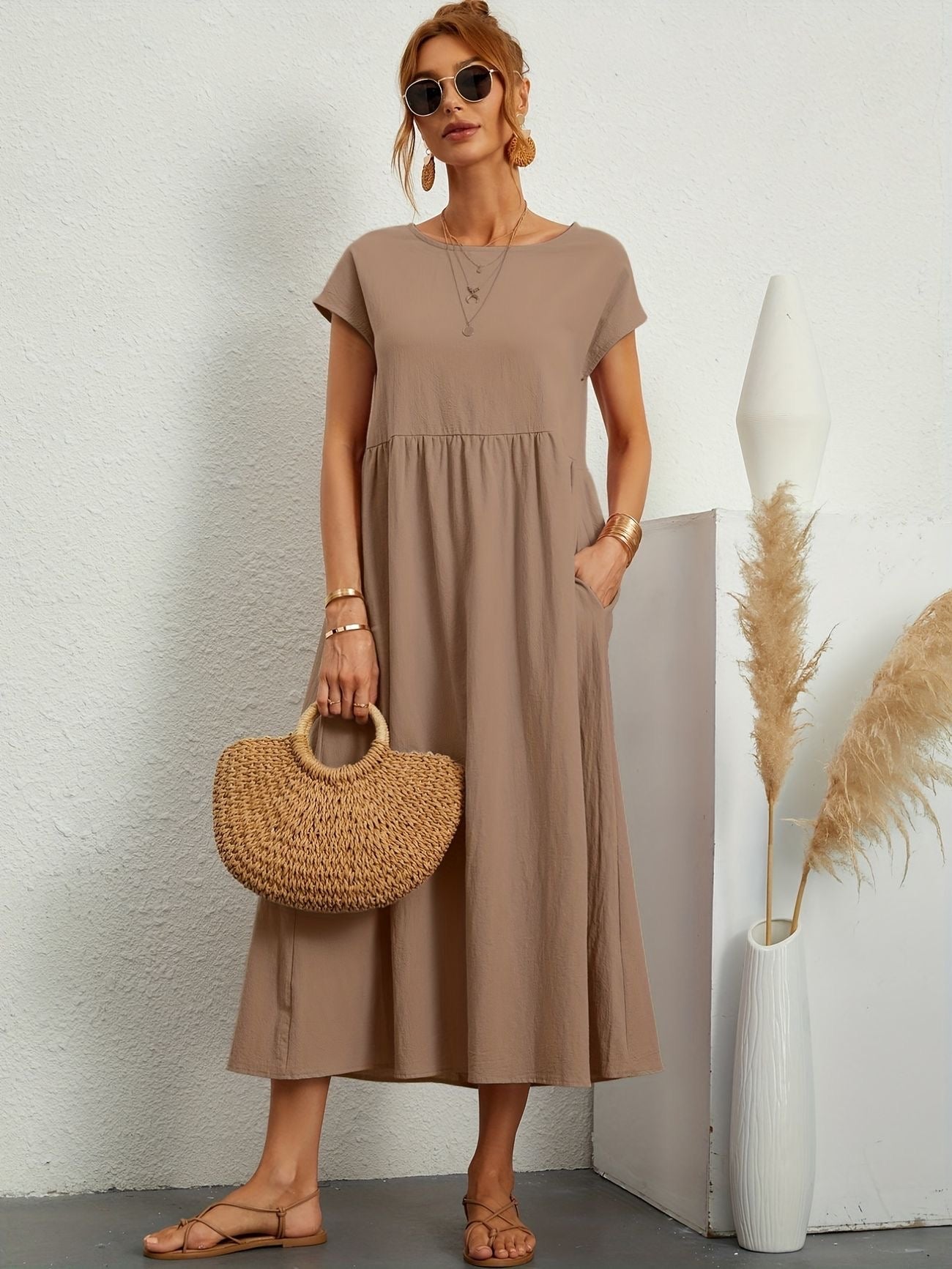 VeraLuxe™ Casual Dress — Effortless Elegance That Commands Every Room