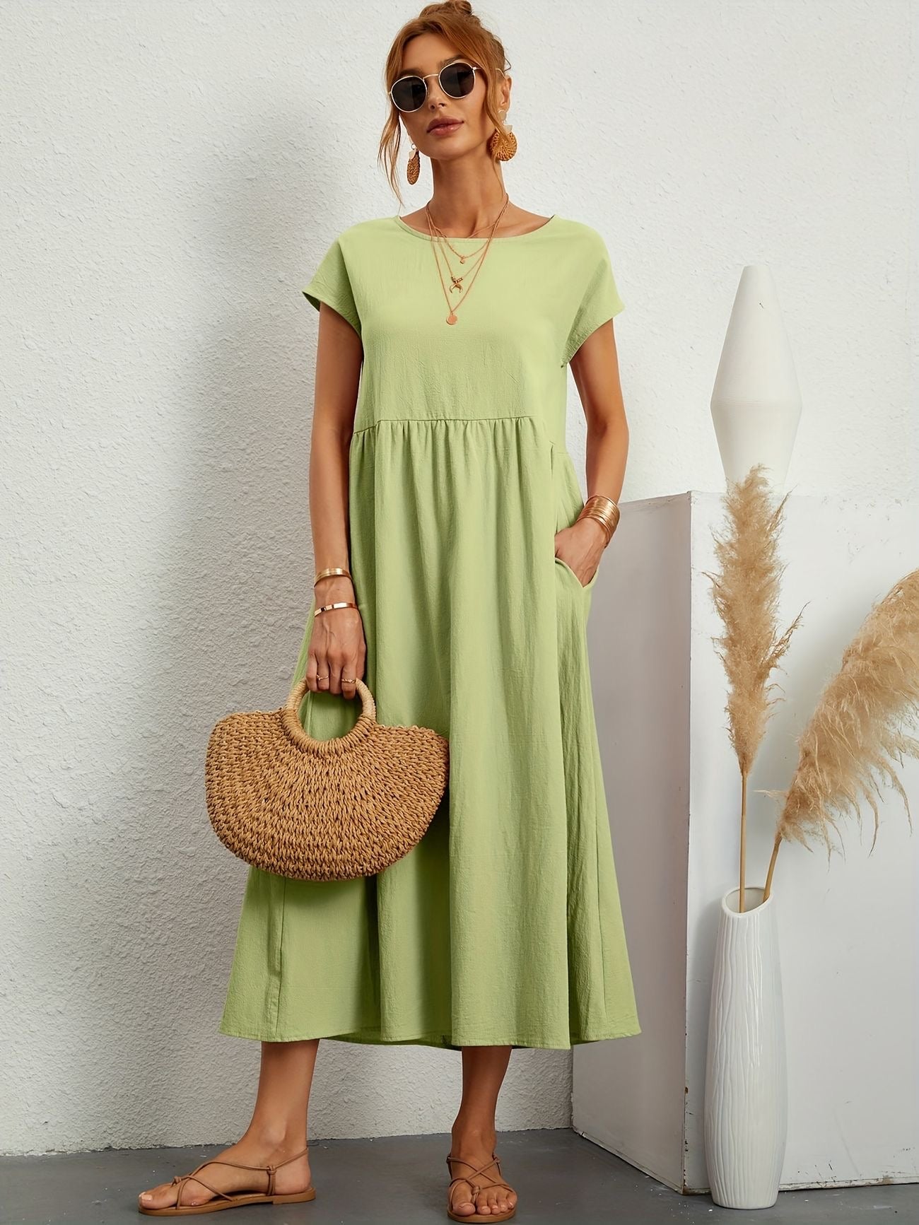 VeraLuxe™ Casual Dress — Effortless Elegance That Commands Every Room
