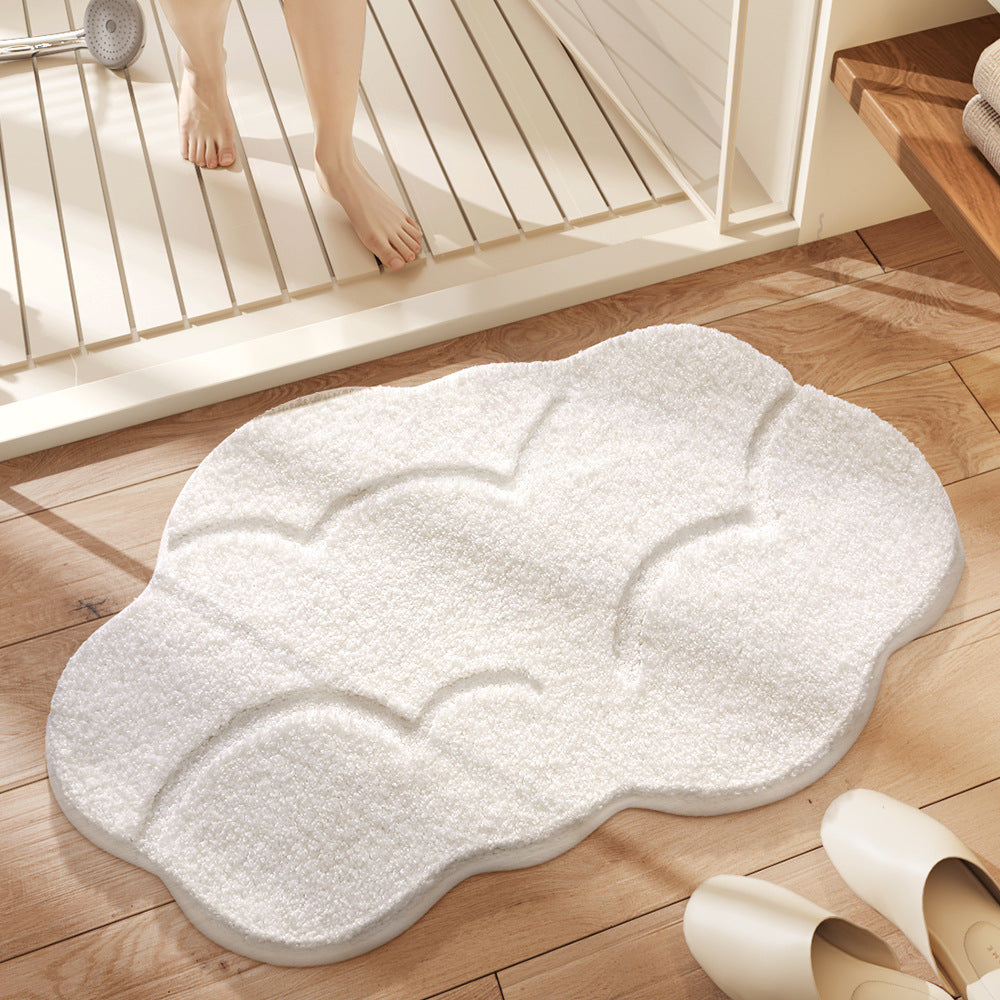 Solara Plush Rug — Soft Microfiber Floor Mat with Non-Slip Backing
