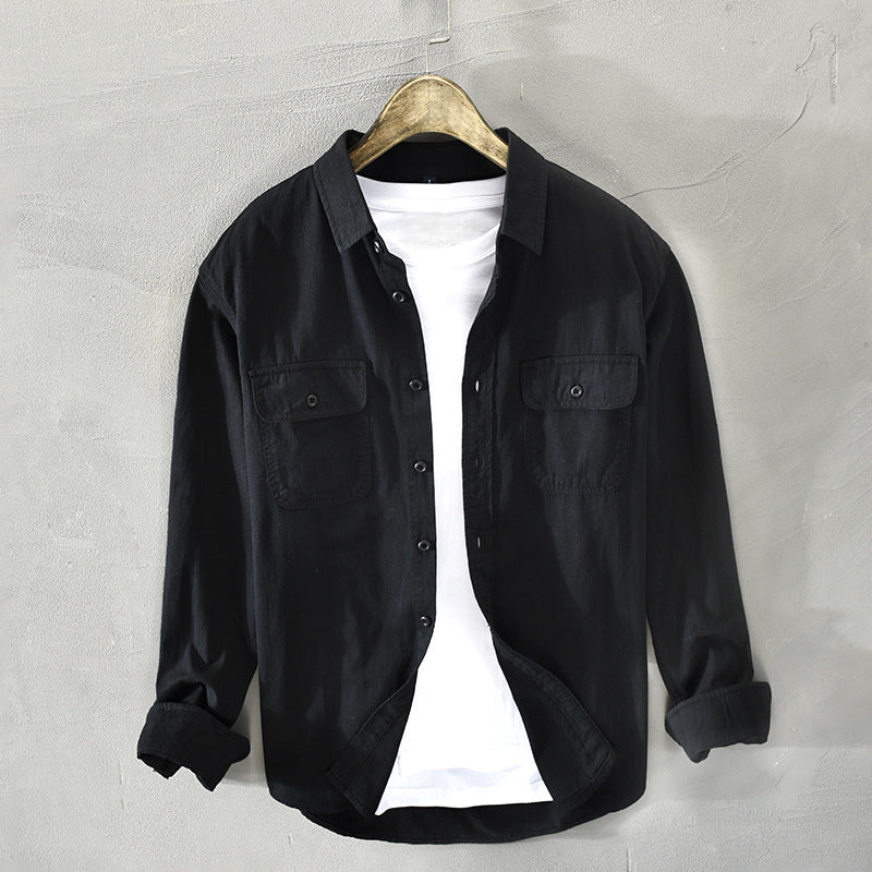 Arlenza — Lightweight Gossamer Linen Shirt with Flap Pockets