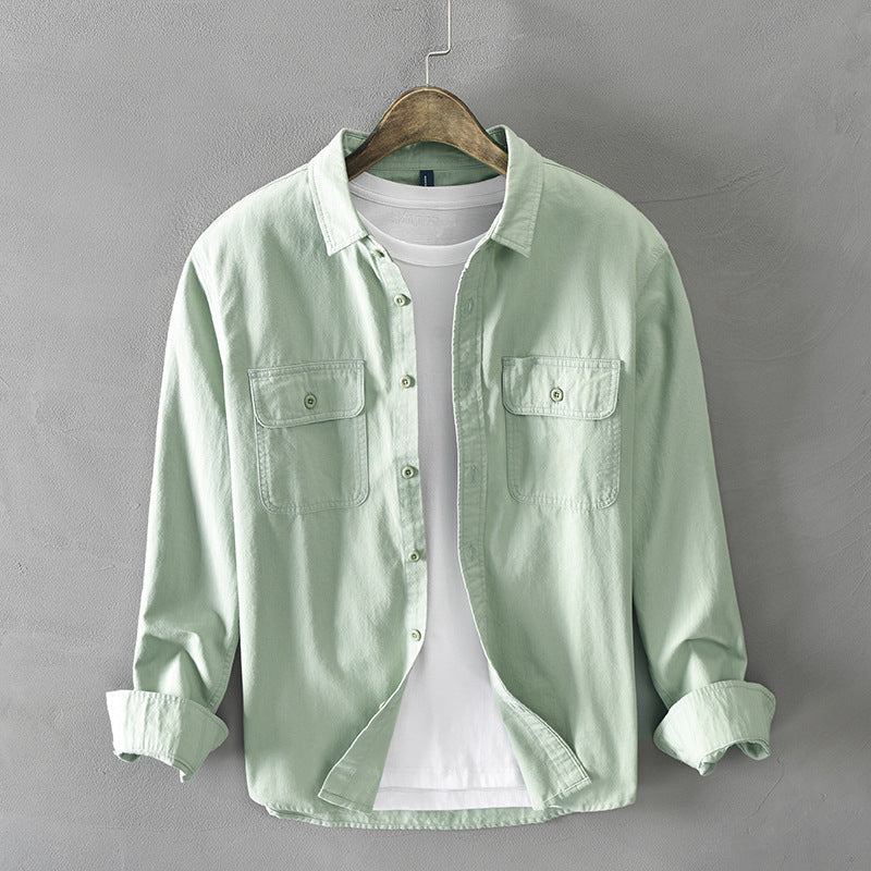 Arlenza — Lightweight Gossamer Linen Shirt with Flap Pockets