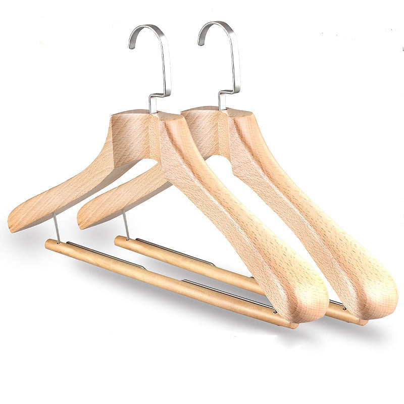 Boldcut Oakwood Hangers — Sculpted Hardwood Suit and Coat Support