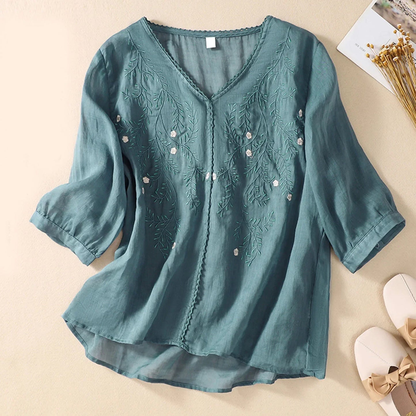 ZephyraLuxe™ Shirt — Wrap Yourself in Breezy Luxury and Effortless Elegance