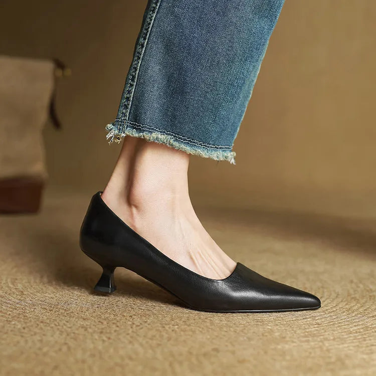 Premium Leather Pumps™ — Unleash All-Day Power and Effortless Elegance