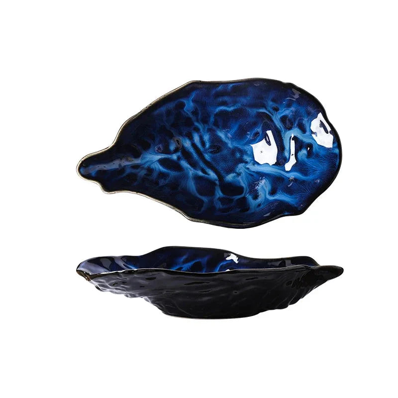 Calysta Shell Bowl — Handcrafted Ceramic with Ocean-Inspired Glaze