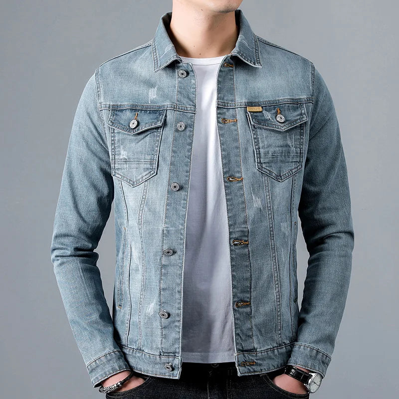Bone-Hard Denim Jacket™ — Command Respect with Every Powerful Fade and Unstoppable Edge