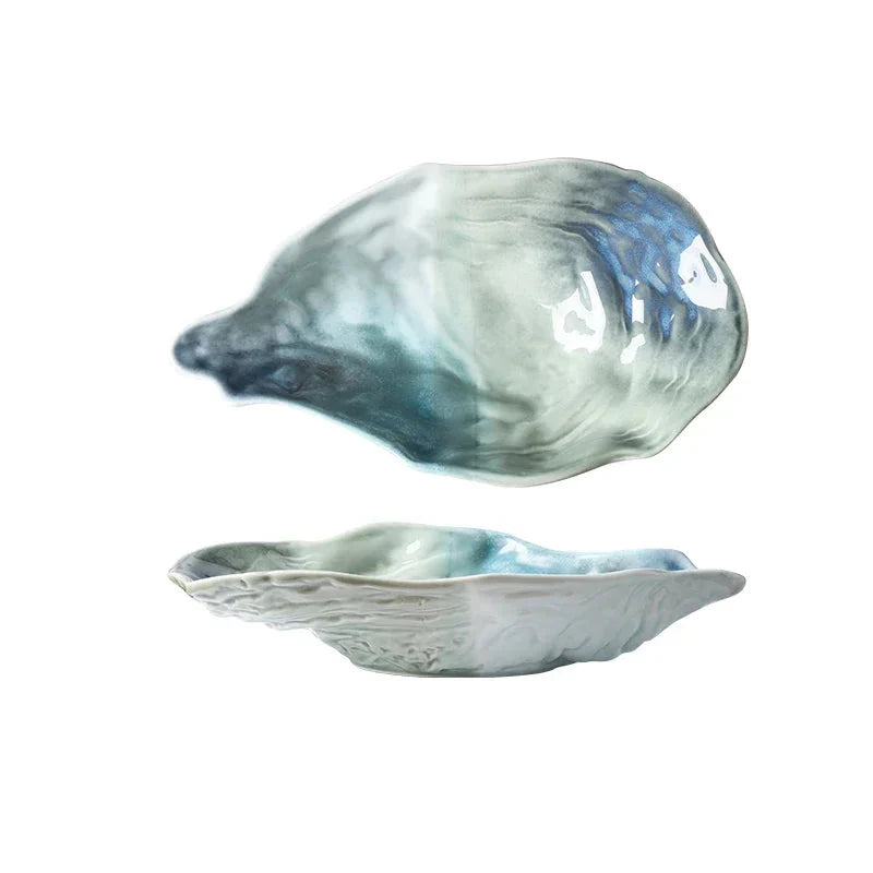 Calysta Shell Bowl — Handcrafted Ceramic with Ocean-Inspired Glaze