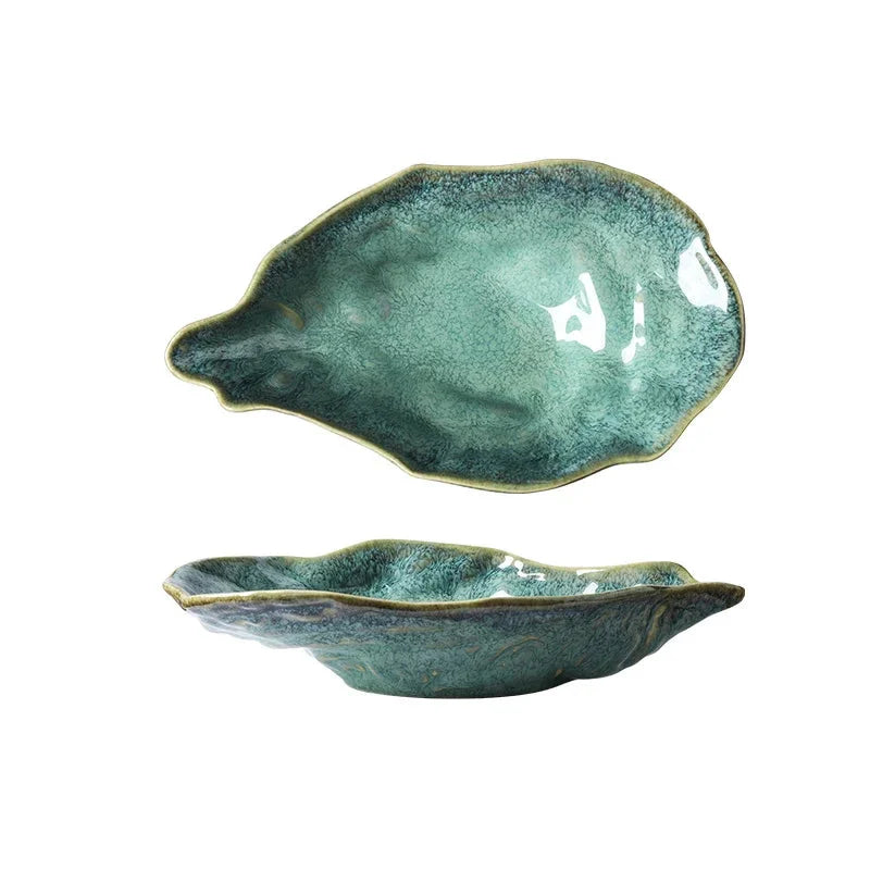Calysta Shell Bowl — Handcrafted Ceramic with Ocean-Inspired Glaze