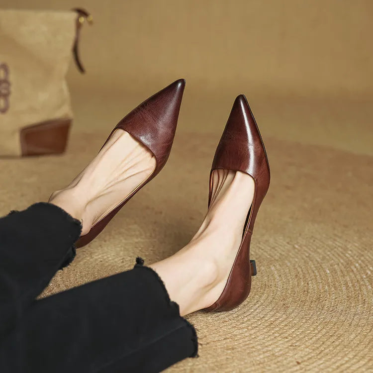 Premium Leather Pumps™ — Unleash All-Day Power and Effortless Elegance