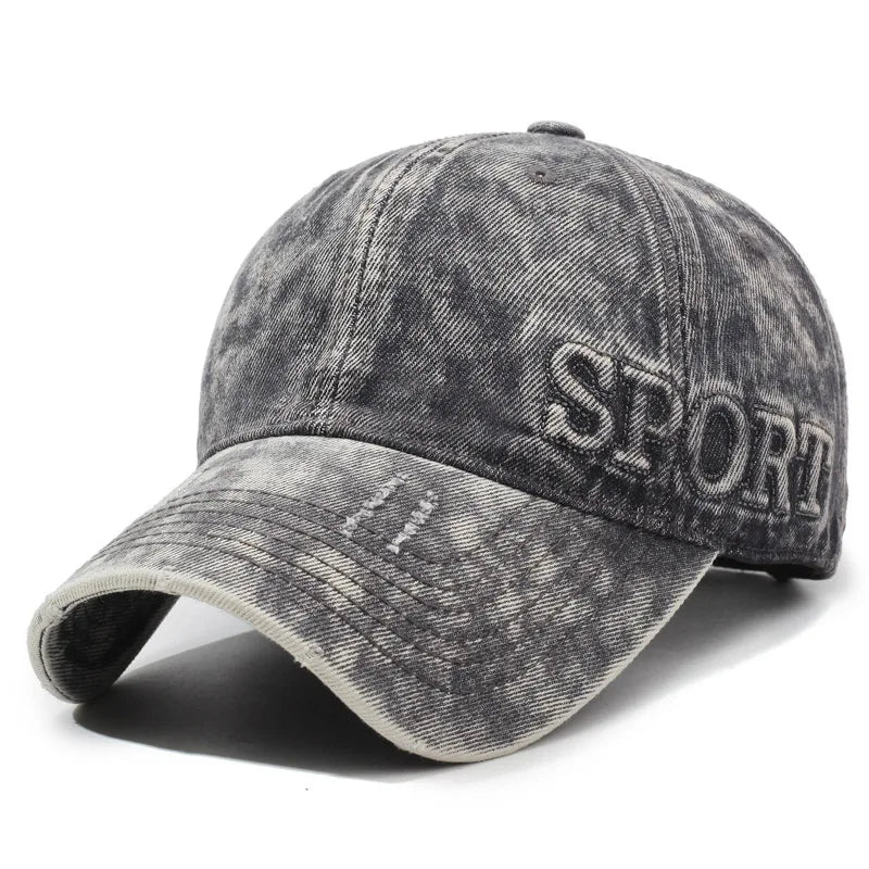 Norla Cap — Vintage Denim Sports Hat with Adjustable Fit