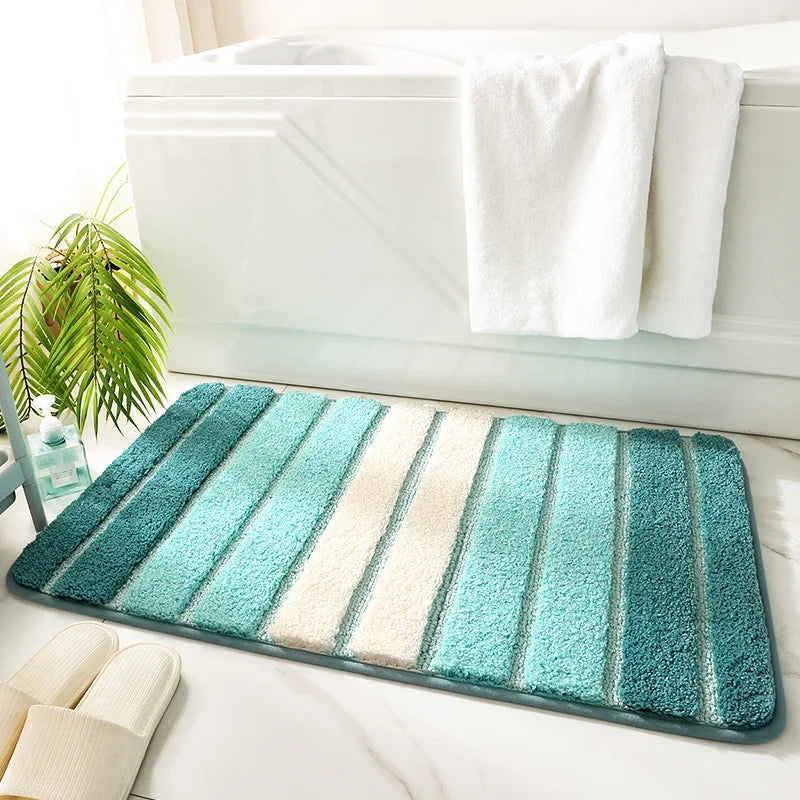 Virella — Organic Cashmere-Soft Bath Rug with Non-Slip Backing