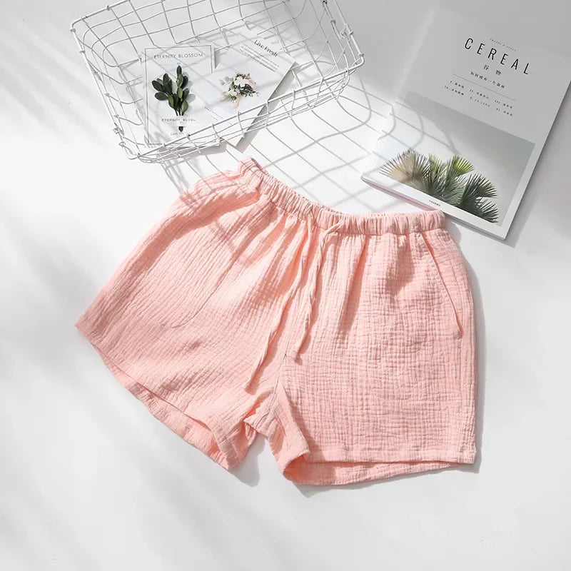 Crepe Cotton Shorts™ — Sleep Cool, Move Free, and Feel Blissfully Comfortable All Day