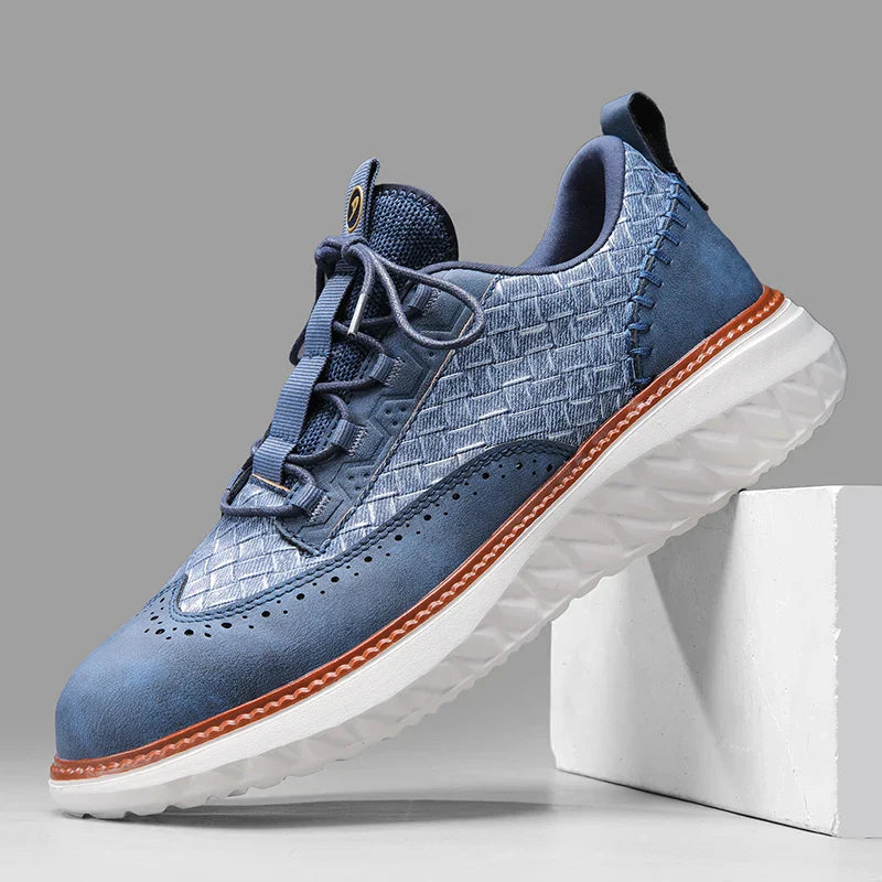 Elynto — Lightweight Genuine Leather Sneakers with Orthopedic Support