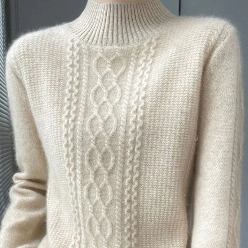 Lamara Turtleneck — Soft Lambswool Sweater with Tailored Fit