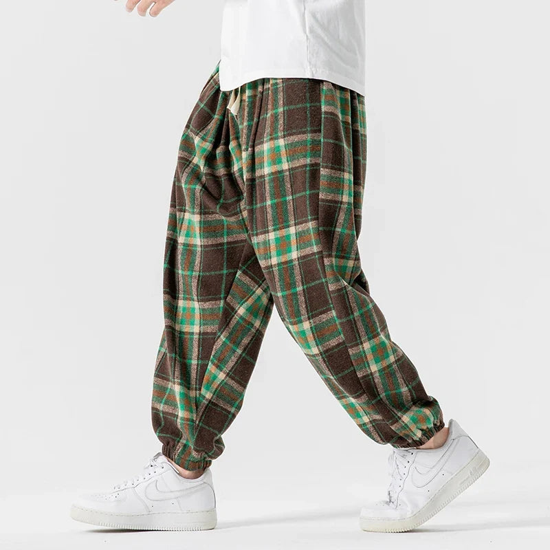 Luxury-Soft Plaid Joggers™ — Feel Unstoppable Comfort That Moves With You All Day