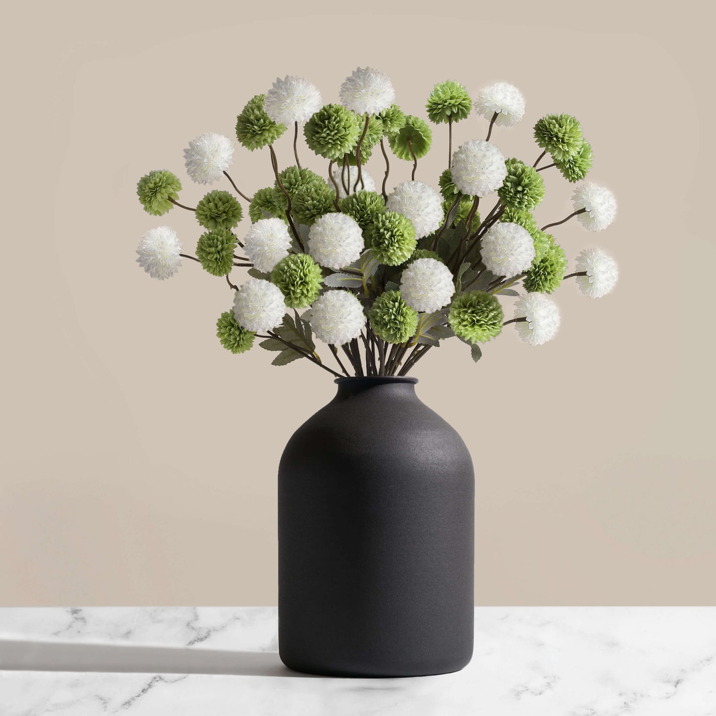 Liora — Faux Kiku Chrysanthemum Flowers for Elegant Home Decor