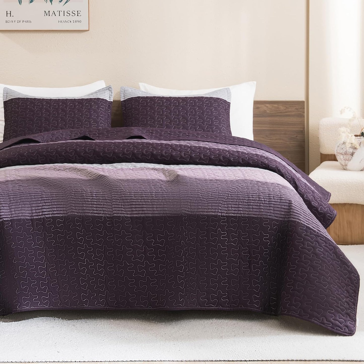 NoirZen™ Quilt Set — Wrap Yourself in Bold Style and All-Season Cloudlike Comfort