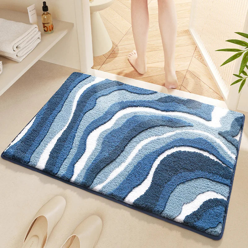 MicroVelvet Bath Rug™ — Wrap Your Feet in Plush Safety and Endless Comfort