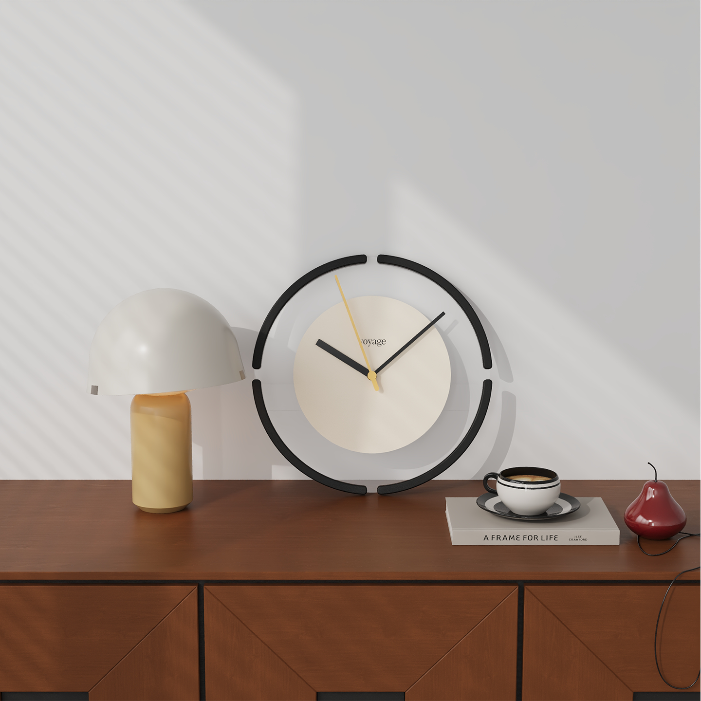 Orbin — Modern Ring Wall Clock with Silent Sweep Movement