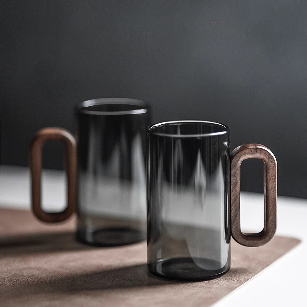 Smoked Gradient Glass Mug™ — Ignite Your Daily Ritual with Stunning Style and Comfort