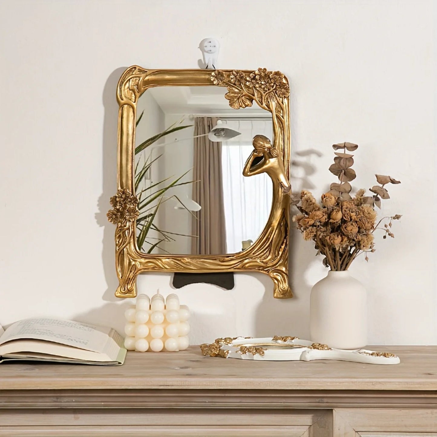 Embossed Floral Mirror™ — Transform Any Space Into Timeless Vintage Luxury