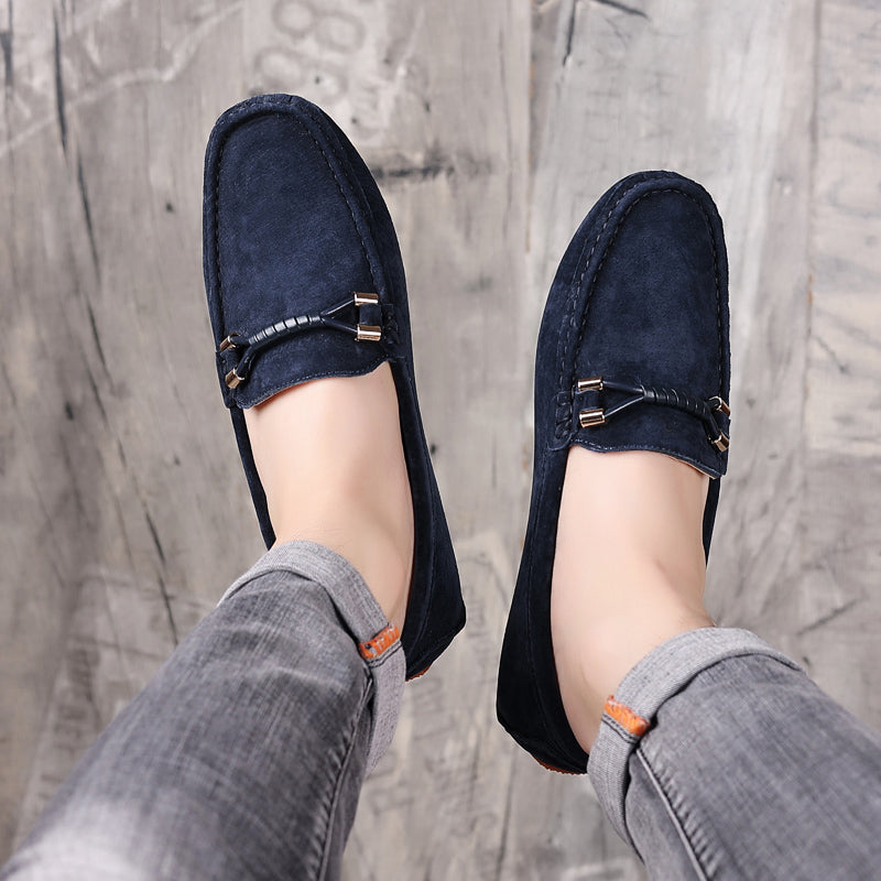 Velorio — Premium Suede Loafers with Cushioned Comfort and Metallic Accents