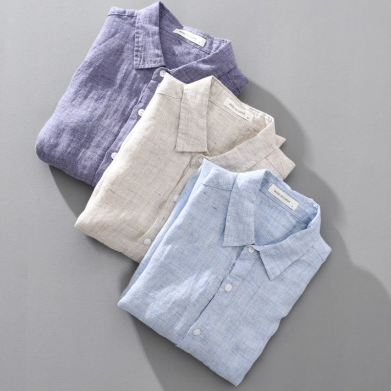 AeroVail™ Linen Shirt — Stay Cool, Command Attention, Own Every Moment