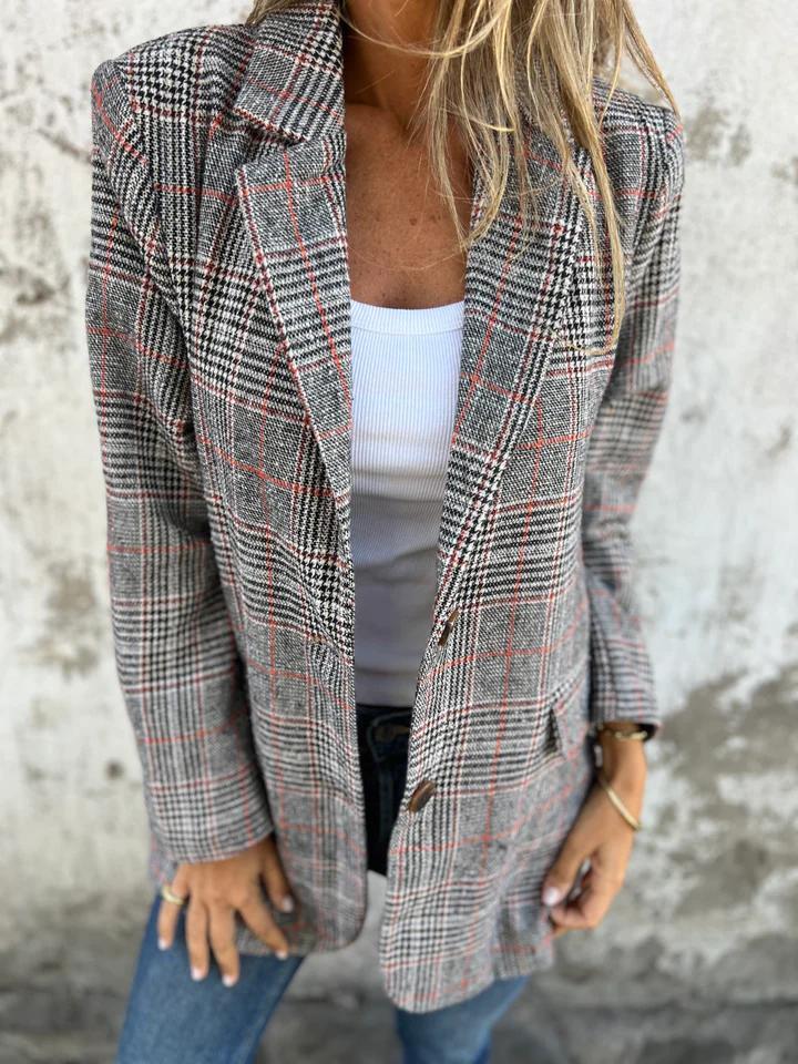 Liora — Women's Breathable Cotton Blazer with Tailored Fit