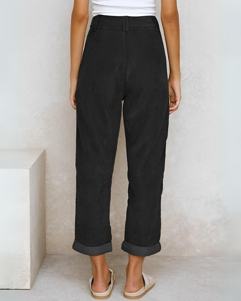 Renly — Comfortable Corduroy Trousers with Lightweight Fit