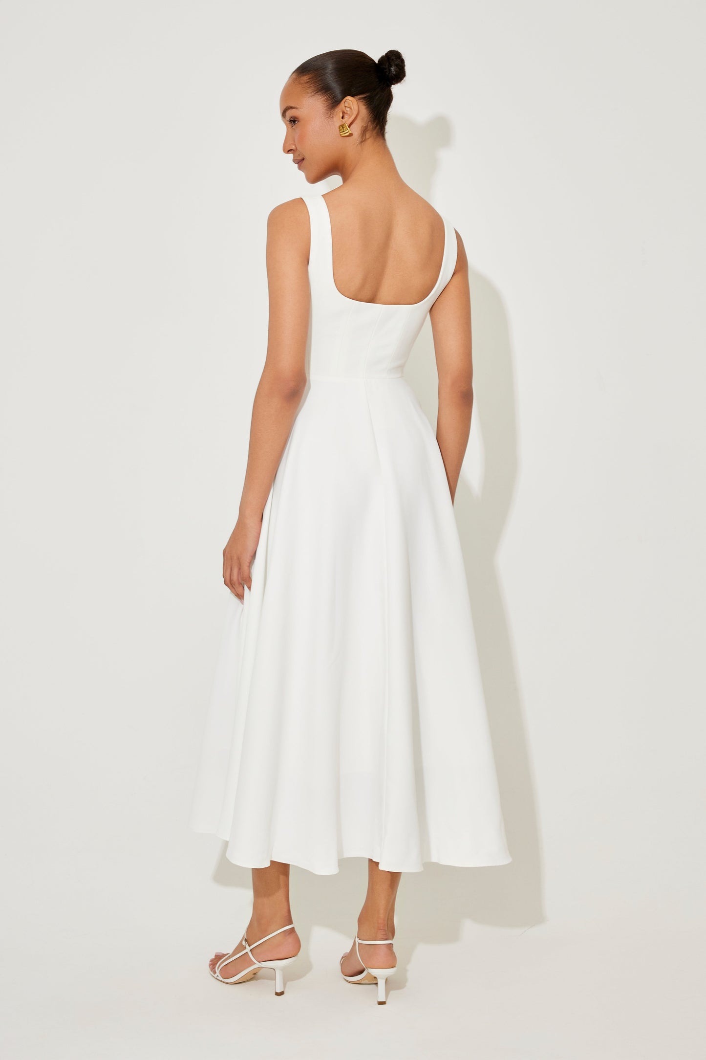 Celestara™ Flow Midi Dress — Own Every Room with Effortless, Jaw-Dropping Elegance