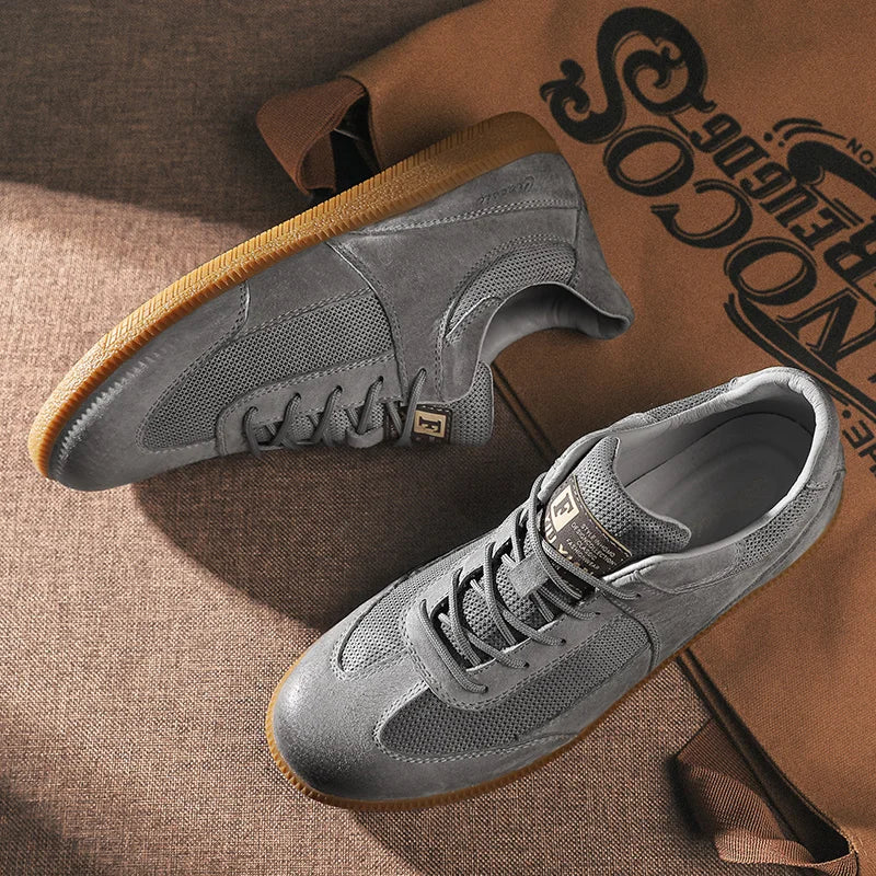 Liano Heritage — Italian Genuine Leather Sneaker with Durable Comfort