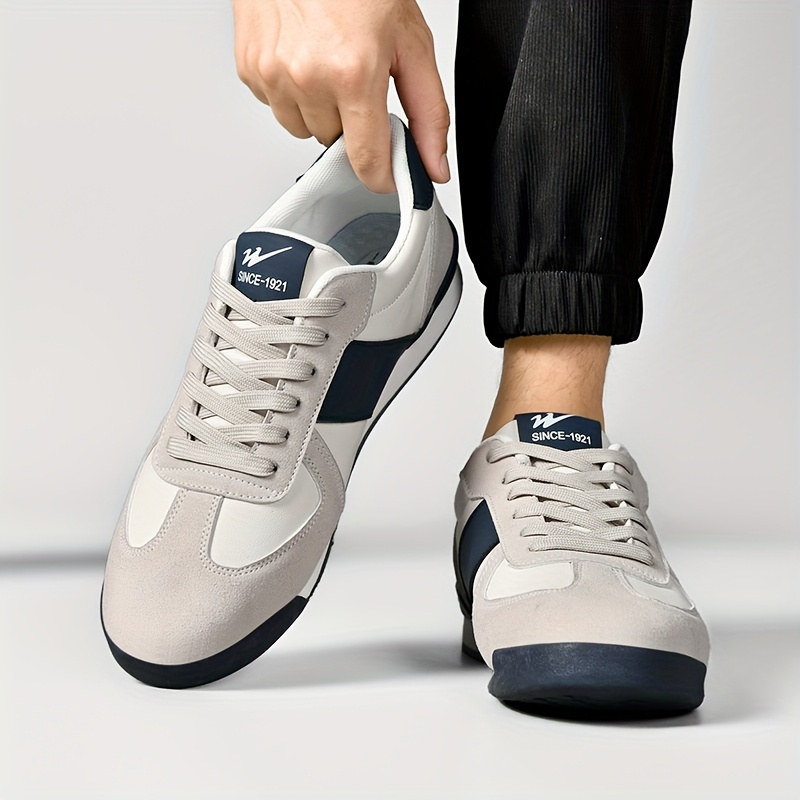 Veroa — Genuine Leather Retro Sneakers with Cushioned Sole