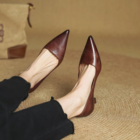 Premium Leather Pumps™ — Unleash All-Day Power and Effortless Elegance