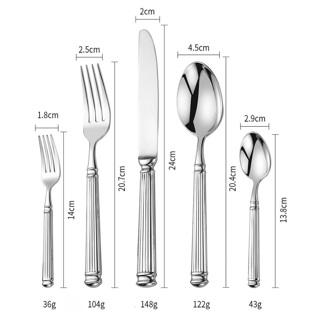 VeroLux™ Elite Flatware — Command Respect and Dine Like Royalty Every Time
