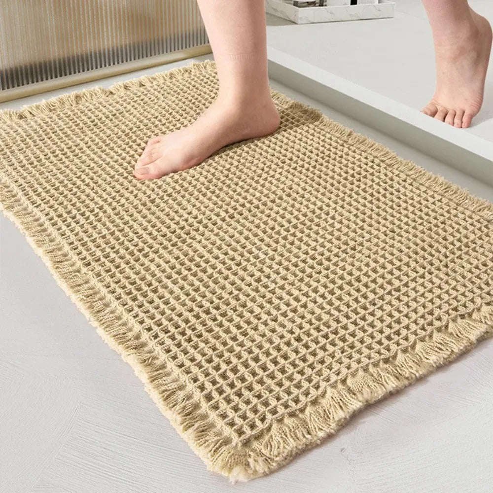 Solis Waffle Mat™ — Wrap Your Feet in Plush Luxury That Lasts All Day