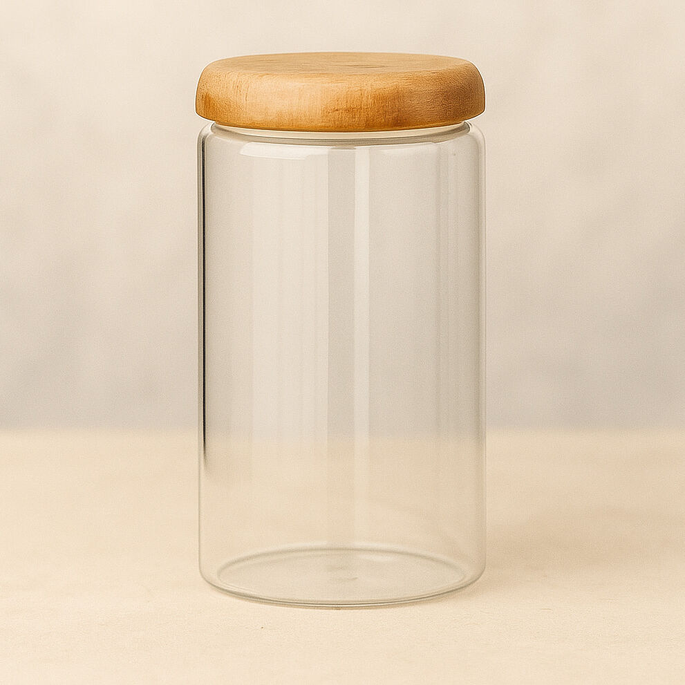Acacia Glass Kitchen Storage Jars™ — Unlock Pantry Perfection with Stylish, Flavor-Sealing Freshness