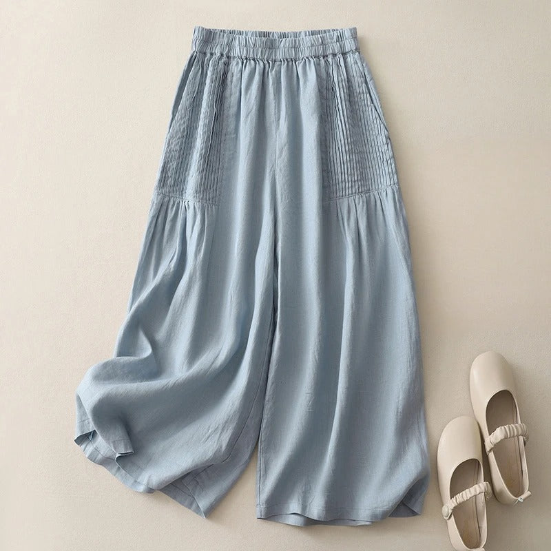Wide-Leg Trousers™ — Feel Unstoppable in Feather-Light, Sculpted Elegance