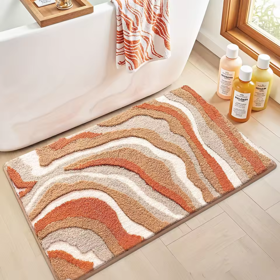 MicroVelvet Bath Rug™ — Wrap Your Feet in Plush Safety and Endless Comfort