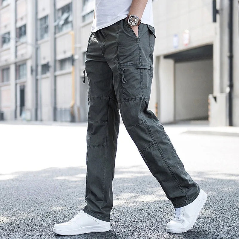 Tavren Cargo Pants — Organic Cotton Stretch Workwear with Utility Pockets